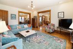 Sink Into the Soft Seating and Enjoy Streaming Your Favorite Shows in the Living Room
